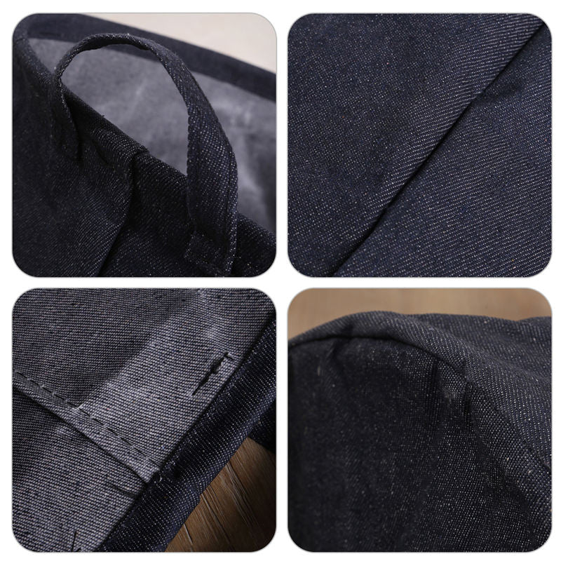 Denim-Wäschekorb für Kinderzimmer