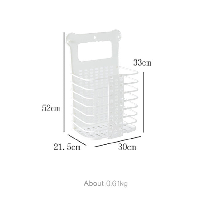 Hängender Wäschekorb