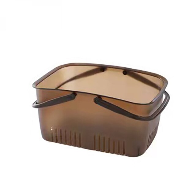 Tragbarer Wäschekorb aus Kunststoff