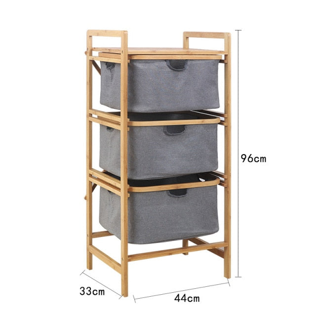 Wasserdichter Wäschekorb mit Holzständer