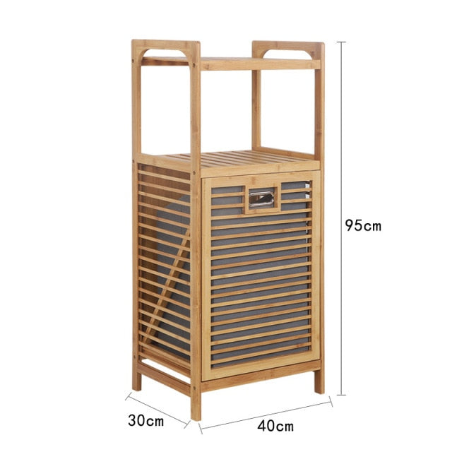 Wasserdichter Wäschekorb mit Holzständer