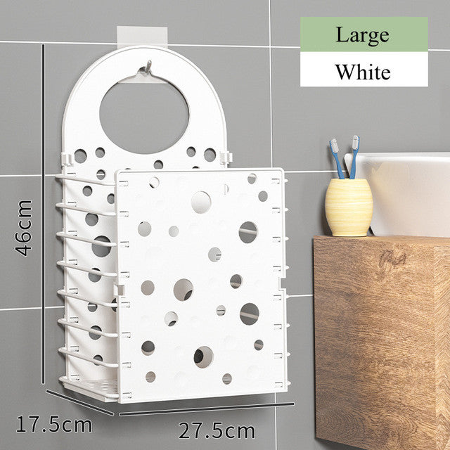 Wandmontierter Wäsche- und Aufbewahrungskorb