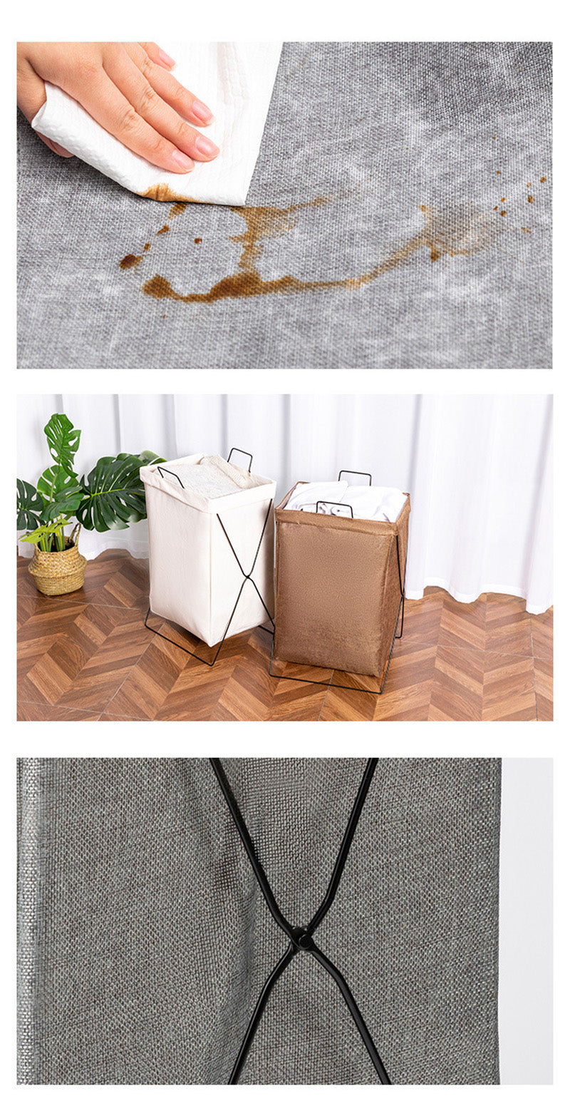 Zusammenklappbarer, leicht zu tragender Wäschekorb mit Beinen